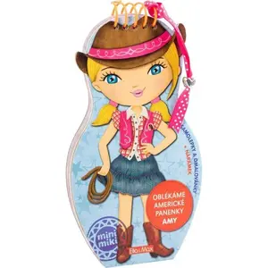ELLA & MAX AMY Oblékáme americké panenky - omalovánky, mix, velikost