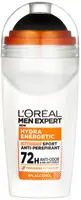 L'Oréal Paris Kuličkový antiperspirant Men Expert Hydra Energetic (Extreme Sport Anti-Perspirant) 50 ml