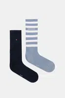 Ponožky Tommy Hilfiger 2-pack modrá barva, 701236735