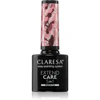 Claresa Extend Care 5 in 1 Keratin podkladový lak pro gelové nehty s vyživujícím účinkem odstín #3 5 g