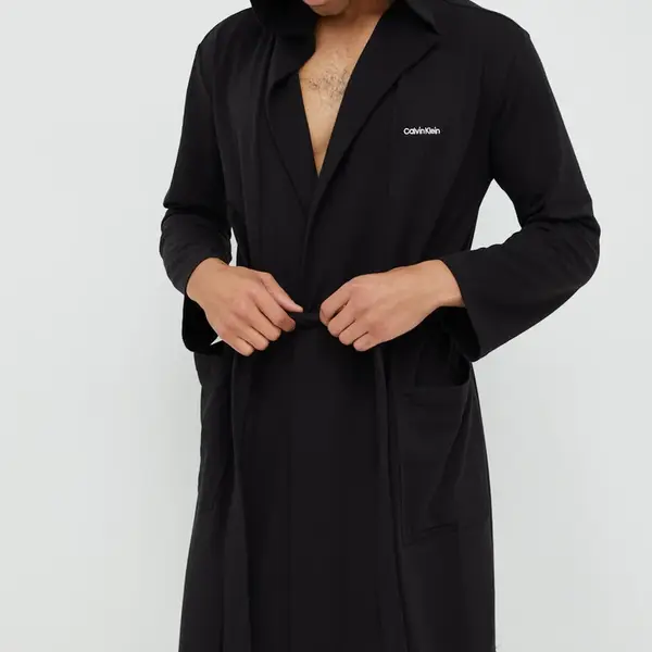 Župan Calvin Klein Underwear černá barva