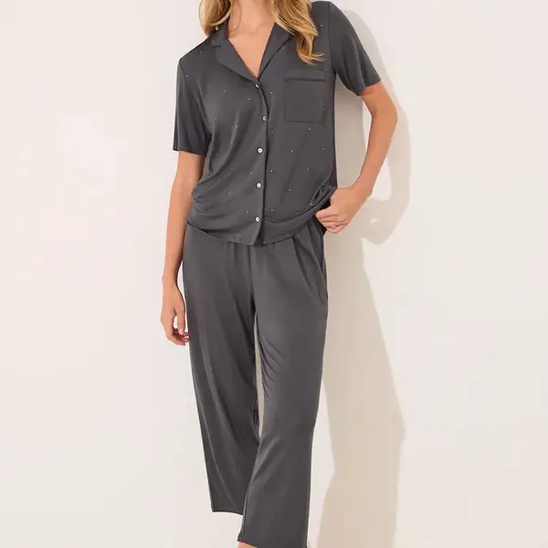 Pyžamo women'secret dámské, šedá barva, 4752520
