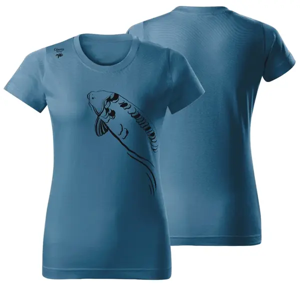 Giants fishing tričko dámské plavající kapr modré - l
