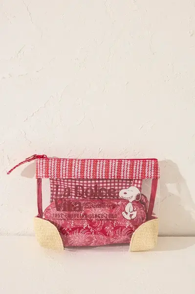 Sada kosmetických tašek women'secret červená barva, 4849270