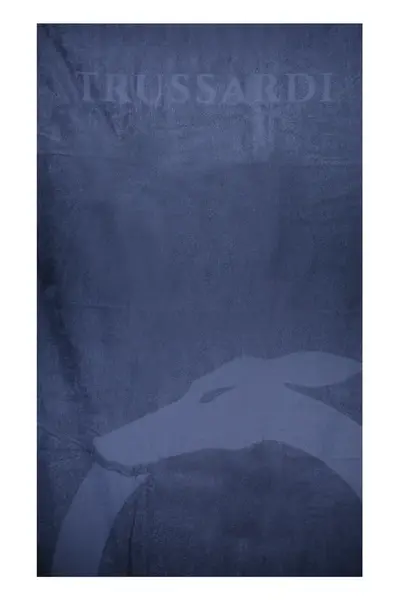 Pánská plážová osuška TRUSSARDI JEANS modrá