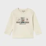 Dětské bavlněné tričko s dlouhým rukávem Mayoral