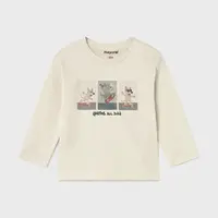 Dětské bavlněné tričko s dlouhým rukávem Mayoral