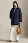 Bunda Polo Ralph Lauren tmavomodrá barva, přechodná, 211971180