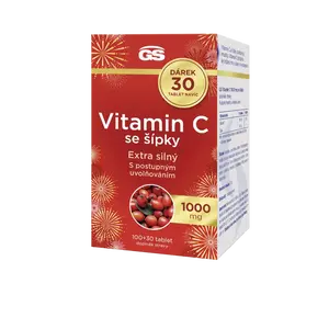 GS Vitamin C 1000 mg se šípky 130 tablet