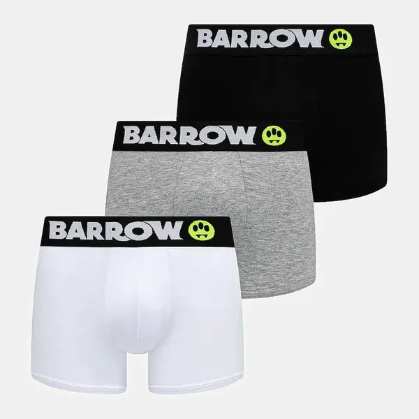 Boxerky Barrow 3-pack pánské, černá barva, S5BWMABX103