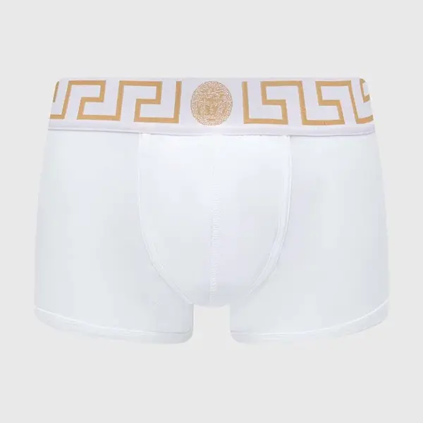 Boxerky Versace pánské, bílá barva, AU10026 1A10011