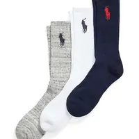 Ponožky Polo Ralph Lauren 3-pack více barev, 449858064