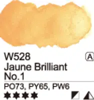 Akvarelová barva Mijello 15ml – 528 Jaune Brilliant No. 1