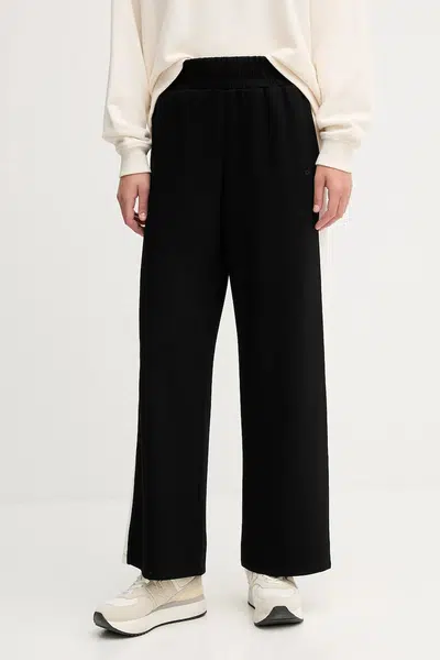 Tepláky Dkny dámské, černá barva, DP5P3649