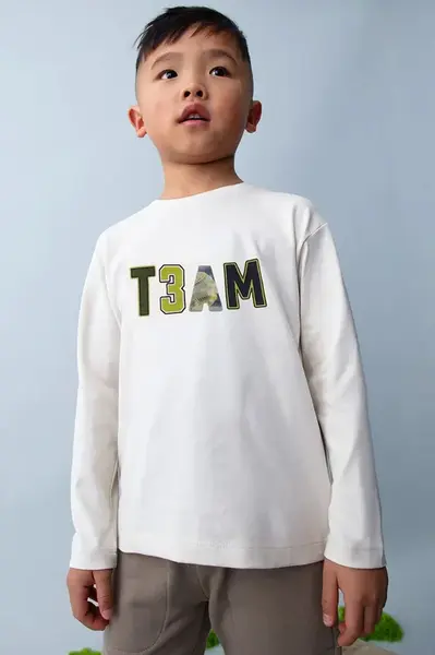 Bavlněné tričko s dlouhým rukávem Mayoral