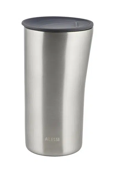 Termohrnek Alessi Buri 330 ml šedá barva