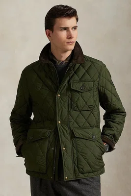 Bunda Polo Ralph Lauren zelená barva, přechodná, 710847071