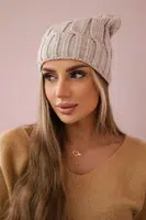 marka niezdefiniowana Čapica s fleece Iwona K221 béžová