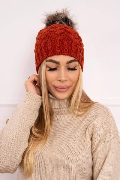 marka niezdefiniowana Čapica s fleece Daria K217 ruda