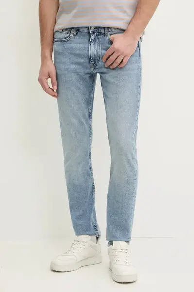 Džíny Calvin Klein Jeans pánské, modrá barva, J30J326522