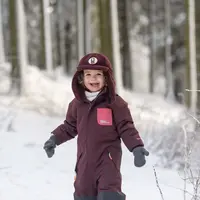 Dětský overal Jack Wolfskin GLEEL 2L INS vínová barva