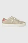 Kožené sneakers boty Calvin Klein Jeans CLASSIC CUPSOLE LACE UP