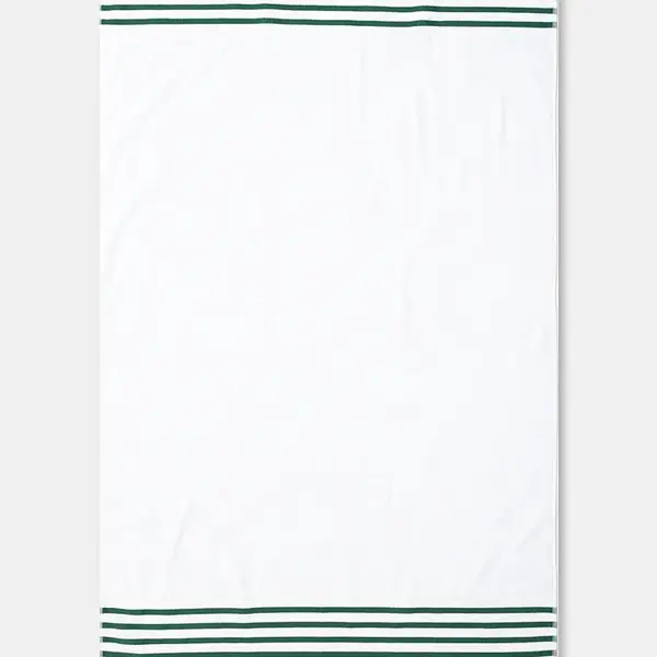 Velký bavlněný ručník Lacoste L Courtline Vert 90 x 150 cm