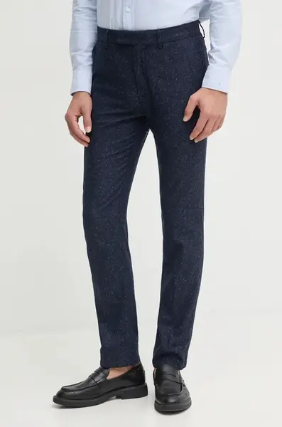 Kalhoty s příměsí vlny Tommy Hilfiger