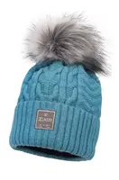 Dětská čepice s příměsí vlny Jamiks FEMKE II modrá barva, JZH458