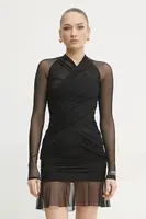 Šaty Versace Jeans Couture černá barva, mini, 78HAO971 J0192