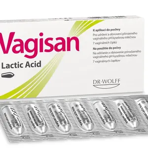 Vagisan Lactic Acid 7 čípků