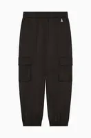 Dětské kalhoty Patrizia Pepe A416 černá barva, hladké, 7P0334