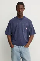 Bavlněné tričko Desigual ARIZONA tmavomodrá barva, 24WMTK39