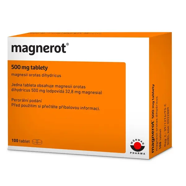 Magnerot 500 mg 100 tablet