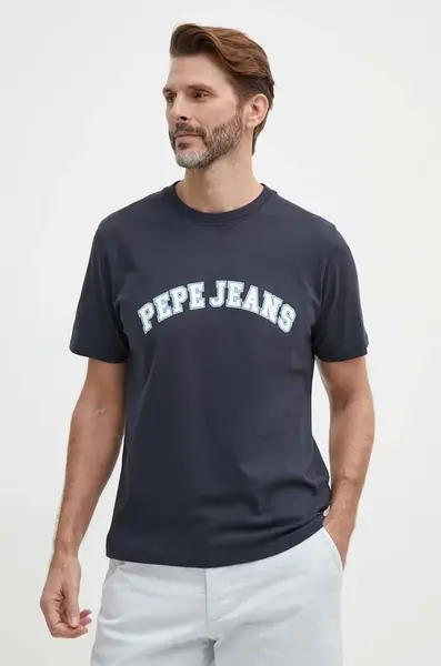 Bavlněné tričko Pepe Jeans CLEMENT