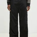 Bavlněné kalhoty Maharishi Original Cargo Snopants Loose černá barva, jednoduché, 5300.BLACK