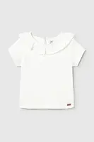 Dětské bavlněné tričko Mayoral béžová barva, 1045