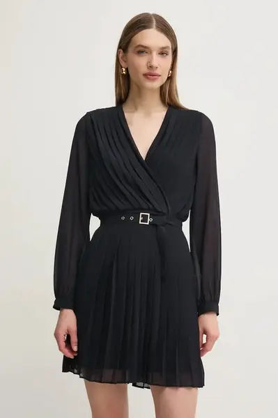 Šaty Morgan RAMALO tmavomodrá barva, mini, RAMALO