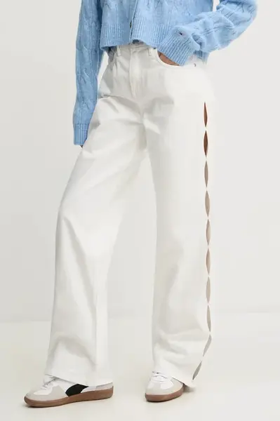 Džíny PURPLE BRAND WIDE SIDE CUT OUT