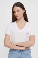 Bavlněné tričko Pepe Jeans LORETTE V NECK