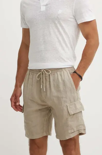 Lněné kraťasy Vilebrequin BAIE