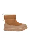 Dětské semišové sněhule UGG KIDS CLASSIC MINI MOD hnědá barva, 1157691K