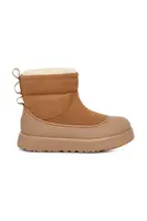 Dětské semišové sněhule UGG KIDS CLASSIC MINI MOD hnědá barva, 1157691K