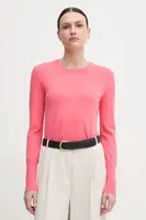 Svetr United Colors of Benetton dámský, růžová barva, lehký, 104HD10CB