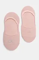 Ponožky Calvin Klein 2-pack dámské, růžová barva, 701228800