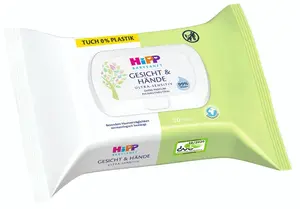 Hipp Babysanft Čisticí vlhčené ubrousky Obličej & Ruce 20 ks