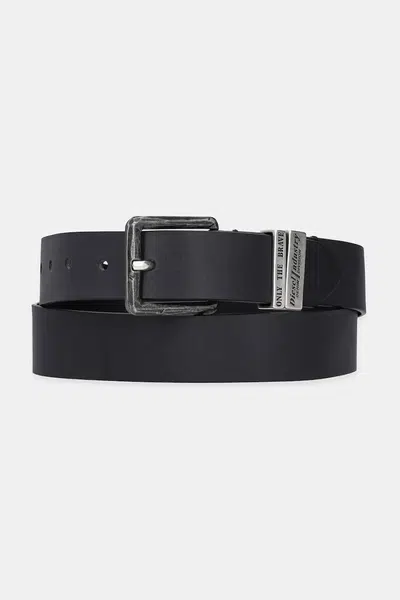 Pásek Diesel DIESEL LOGO B-GUARANTEE-A belt pánský, černá barva, X08532.PR227