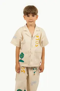 Tinycottons Dětská bavlněná košile Tinycottons ARTSY TREE SHIRT