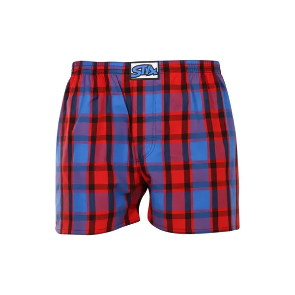 Styx Pánské trenky klasická guma vícebarevné (A937) L