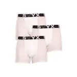 Styx 3PACK pánské boxerky long sportovní guma (U10616161) L